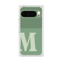 プレミアムスクエアケース［ オリジナル - initial two tone - M green ］