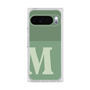 プレミアムスクエアケース［ オリジナル - initial two tone - M green ］