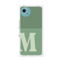 プレミアムスクエアケース［ オリジナル - initial two tone - M green ］