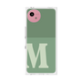 プレミアムスクエアケース［ オリジナル - initial two tone - M green ］