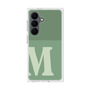 プレミアムスクエアケース［ オリジナル - initial two tone - M green ］