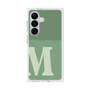 プレミアムスクエアケース［ オリジナル - initial two tone - M green ］