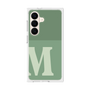 プレミアムスクエアケース［ オリジナル - initial two tone - M green ］
