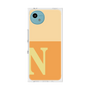 プレミアムスクエアケース［ オリジナル - initial two tone - N orange ］