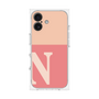 プレミアムスクエアケース［ オリジナル - initial two tone - N pink ］