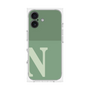プレミアムスクエアケース［ オリジナル - initial two tone - N green ］