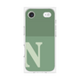プレミアムスクエアケース［ オリジナル - initial two tone - N green ］