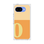 プレミアムスクエアケース［ オリジナル - initial two tone - O orange ］