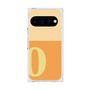 プレミアムスクエアケース［ オリジナル - initial two tone - O orange ］