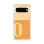 プレミアムスクエアケース［ オリジナル - initial two tone - O orange ］