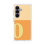プレミアムスクエアケース［ オリジナル - initial two tone - O orange ］
