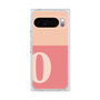 プレミアムスクエアケース［ オリジナル - initial two tone - O pink ］