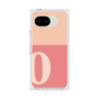 プレミアムスクエアケース［ オリジナル - initial two tone - O pink ］