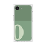 プレミアムスクエアケース［ オリジナル - initial two tone - O green ］