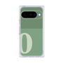 プレミアムスクエアケース［ オリジナル - initial two tone - O green ］