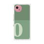プレミアムスクエアケース［ オリジナル - initial two tone - O green ］
