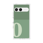 プレミアムスクエアケース［ オリジナル - initial two tone - O green ］