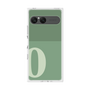 プレミアムスクエアケース［ オリジナル - initial two tone - O green ］