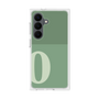 プレミアムスクエアケース［ オリジナル - initial two tone - O green ］