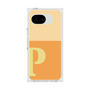 プレミアムスクエアケース［ オリジナル - initial two tone - P orange ］