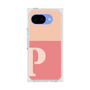 プレミアムスクエアケース［ オリジナル - initial two tone - P pink ］