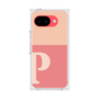 プレミアムスクエアケース［ オリジナル - initial two tone - P pink ］
