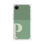 プレミアムスクエアケース［ オリジナル - initial two tone - P green ］