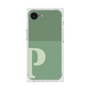 プレミアムスクエアケース［ オリジナル - initial two tone - P green ］