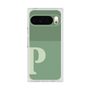プレミアムスクエアケース［ オリジナル - initial two tone - P green ］