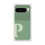 プレミアムスクエアケース［ オリジナル - initial two tone - P green ］