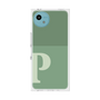 プレミアムスクエアケース［ オリジナル - initial two tone - P green ］