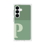 プレミアムスクエアケース［ オリジナル - initial two tone - P green ］