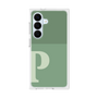 プレミアムスクエアケース［ オリジナル - initial two tone - P green ］