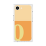 プレミアムスクエアケース［ オリジナル - initial two tone - Q orange ］