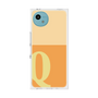 プレミアムスクエアケース［ オリジナル - initial two tone - Q orange ］