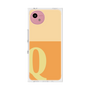 プレミアムスクエアケース［ オリジナル - initial two tone - Q orange ］