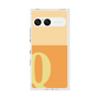 プレミアムスクエアケース［ オリジナル - initial two tone - Q orange ］