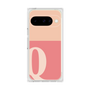 プレミアムスクエアケース［ オリジナル - initial two tone - Q pink ］