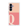 プレミアムスクエアケース［ オリジナル - initial two tone - Q pink ］