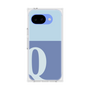 プレミアムスクエアケース［ オリジナル - initial two tone - Q blue ］
