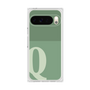 プレミアムスクエアケース［ オリジナル - initial two tone - Q green ］