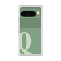 プレミアムスクエアケース［ オリジナル - initial two tone - Q green ］