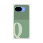 プレミアムスクエアケース［ オリジナル - initial two tone - Q green ］