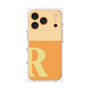 プレミアムスクエアケース［ オリジナル - initial two tone - R orange ］