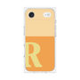 プレミアムスクエアケース［ オリジナル - initial two tone - R orange ］