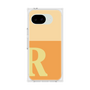 プレミアムスクエアケース［ オリジナル - initial two tone - R orange ］