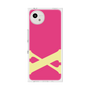 プレミアムスクエアケース［ オリジナル - initial color - X pink ］