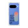 プレミアムスクエアケース［ オリジナル - ドットオーバーレイ - KEEP YOUR HEAD UP/A ］