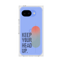 プレミアムスクエアケース［ オリジナル - ドットオーバーレイ - KEEP YOUR HEAD UP/A ］