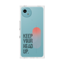 プレミアムスクエアケース［ オリジナル - ドットオーバーレイ - KEEP YOUR HEAD UP/A ］